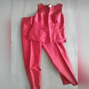 Talbots 100% Silk Two-piece Outfit Size 6 Petite In Pristine Condition Orig $170